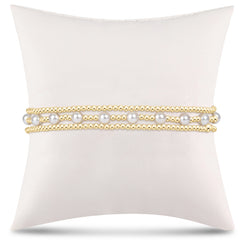 simply classic sincerity stack - pearl - stack of 3