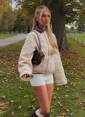 Airplane Mode Twill Blouson Jacket - Natural