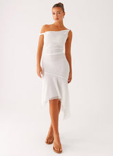 Huntah Midi Dress - Ivory