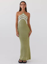 Masterpiece Knit Maxi Dress - Forest