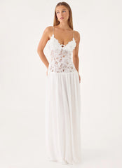Shooting Love Maxi Dress - White