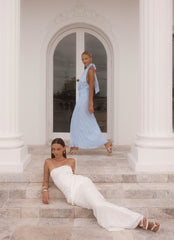 Anticipating Sequin Maxi Dress - White