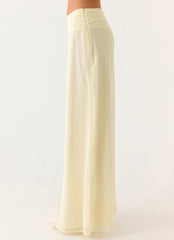 Blushing Bloom Maxi Skirt - Violet Blossom