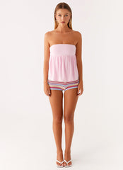 Cassie Tube Top - Pink
