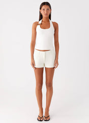 Oslo Mini Shorts - Ivory