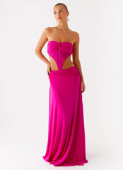Carlene Maxi Dress - Fuchsia